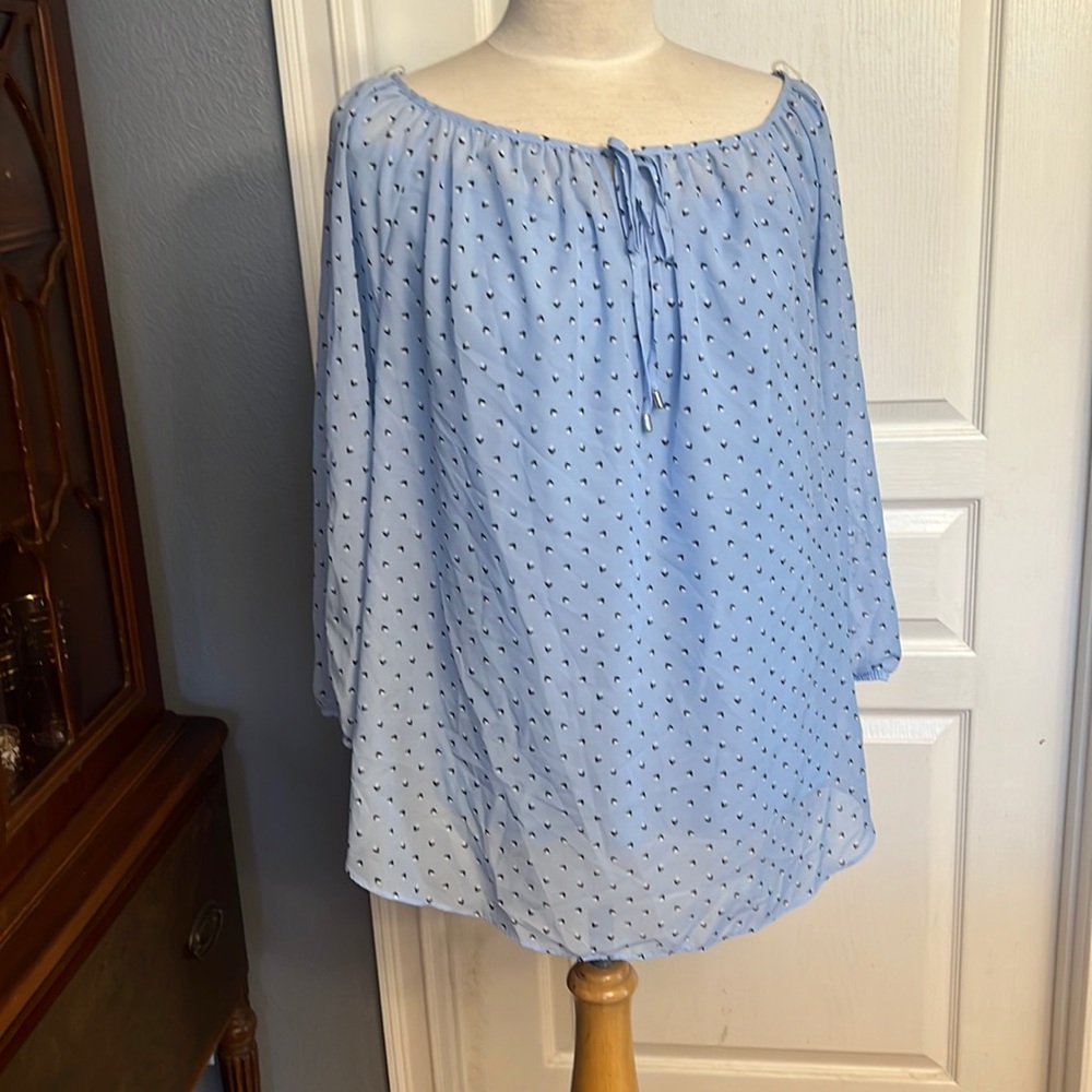 Alyx lined baby blue blouse size 0X